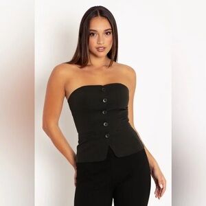 NWT Blackmilk Strapless Waistcoat